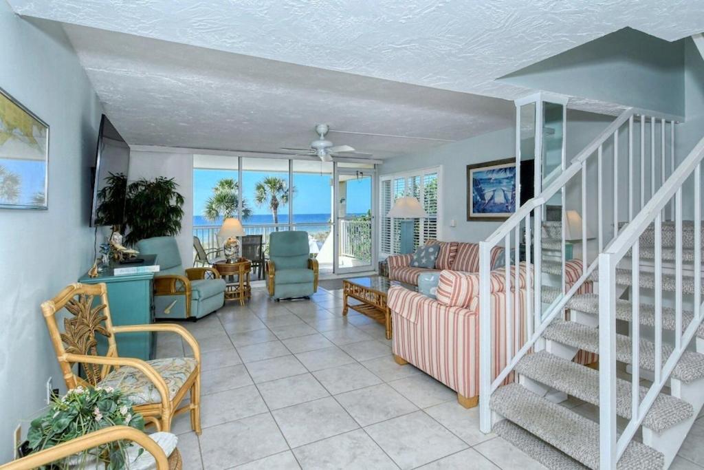 Laplaya 201C Breathtaking Gulf Panorama From This Corner End Unit With A Private Stairway To The Beach Longboat Key Eksteriør billede